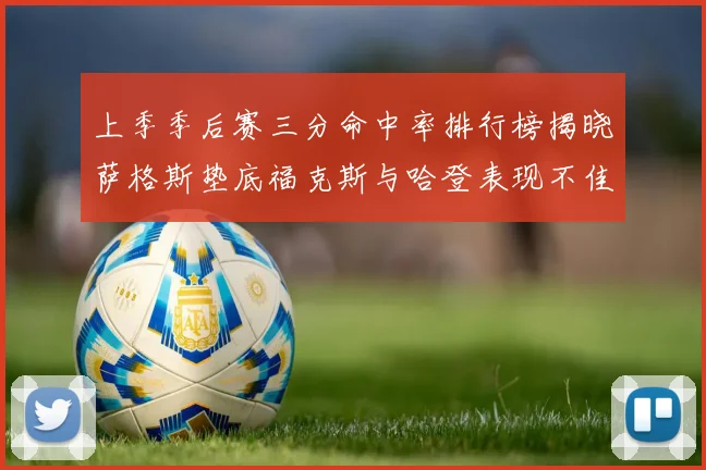 上季季后赛三分命中率排行榜揭晓萨格斯垫底福克斯与哈登表现不佳
